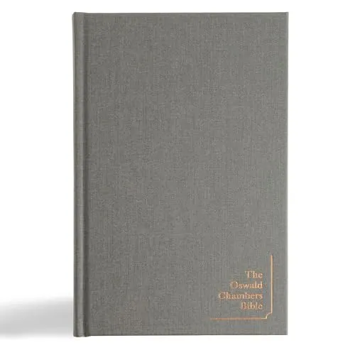 CSB Oswald Chambers Bible cover