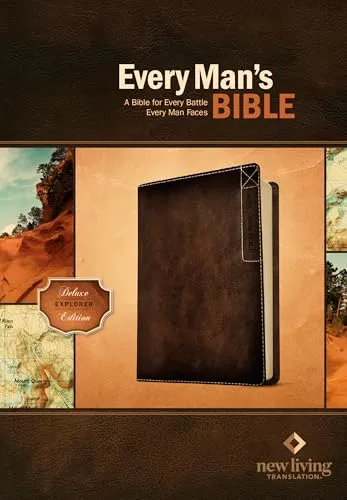 Every Man's Bible, NLT Deluxe Explorer Edition cover