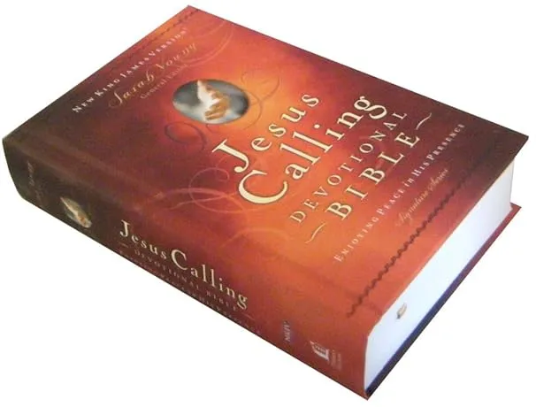Jesus Calling Devotional Bible, NKJV cover